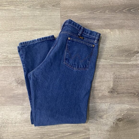 VTG Wrangler Cowboy Cut Original Denim Jeans Men's 40x30 Blue 13MWZ - Picture 1 of 3